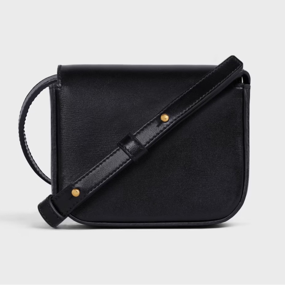 NEW!  Celine Black Claude Mini Bag with Gold Logo- Never been used! - Picture 3 of 11